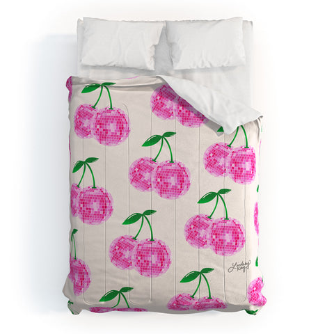 Lindsey Kay Collective Disco Ball Cherries Comforter