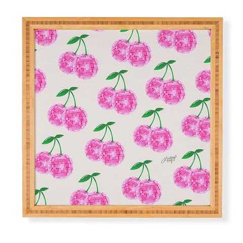 Lindsey Kay Collective Disco Ball Cherries Framed Wall Art