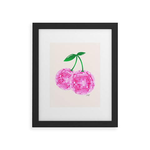 Lindsey Kay Collective Disco Ball Cherries Framed Art Print