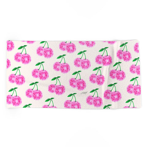 Lindsey Kay Collective Disco Ball Cherries Beach Towel