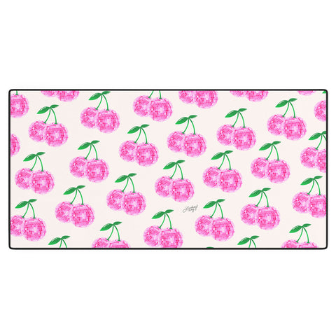 Lindsey Kay Collective Disco Ball Cherries Desk Mat