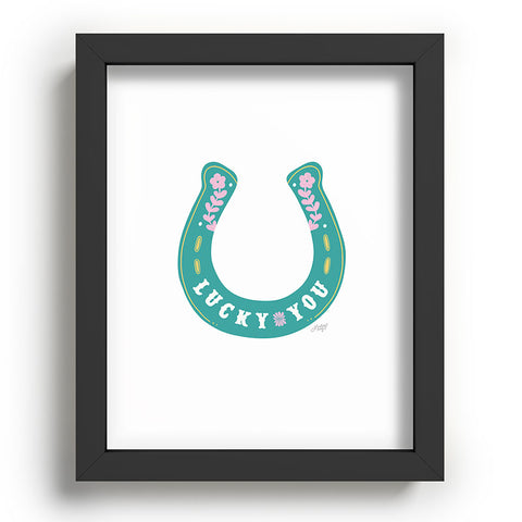 Lindsey Kay Collective Lucky You Horse Shoe Recessed Framing Rectangle