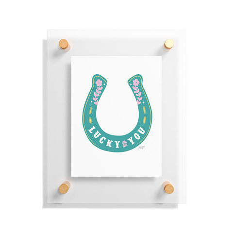 Lindsey Kay Collective Lucky You Horse Shoe Floating Acrylic Print