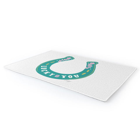 Lindsey Kay Collective Lucky You Horse Shoe Area Rug