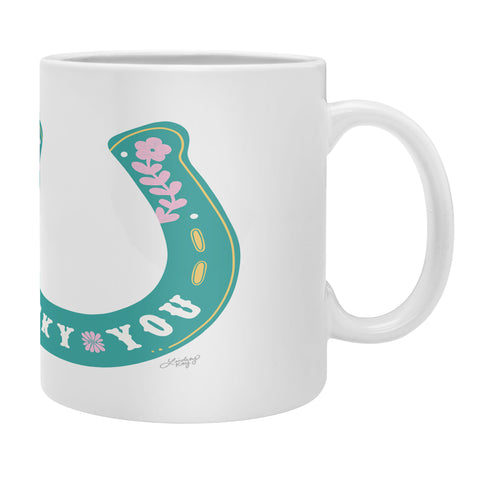 Lindsey Kay Collective Lucky You Horse Shoe Coffee Mug