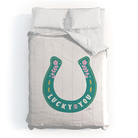 Lindsey Kay Collective Lucky You Horse Shoe Comforter