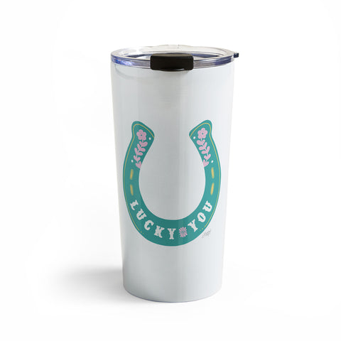 Lindsey Kay Collective Lucky You Horse Shoe Travel Mug