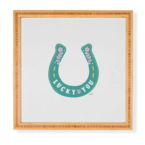 Lindsey Kay Collective Lucky You Horse Shoe Framed Wall Art