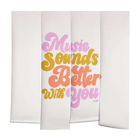 Lindsey Kay Collective Music Sounds Better With You Wall Mural