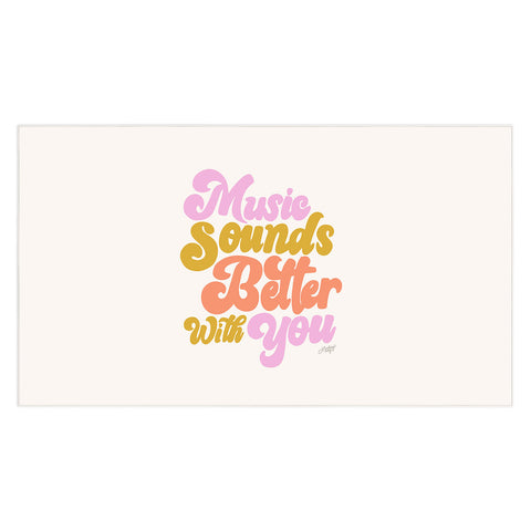 Lindsey Kay Collective Music Sounds Better With You Tablecloth