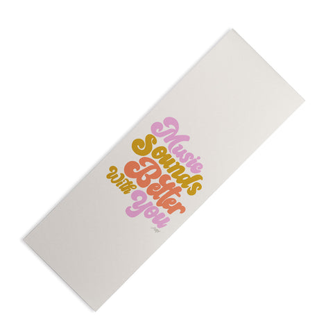 Lindsey Kay Collective Music Sounds Better With You Yoga Mat