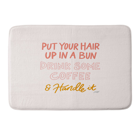 Lindsey Kay Collective Put Your Hair Up Memory Foam Bath Mat