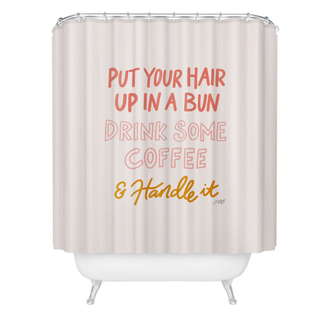 Lindsey Kay Collective Put Your Hair Up Shower Curtain