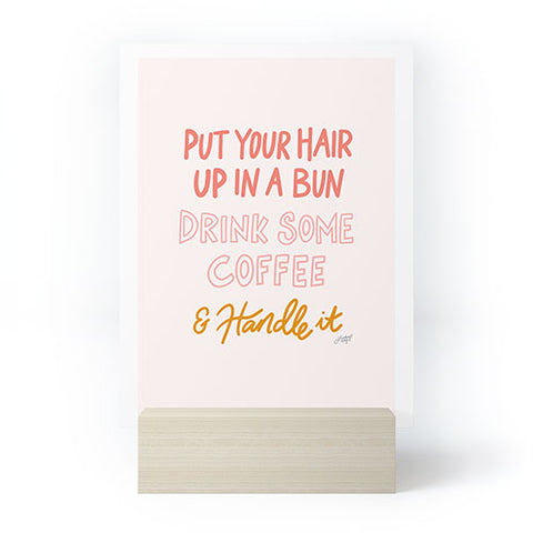Lindsey Kay Collective Put Your Hair Up Mini Art Print