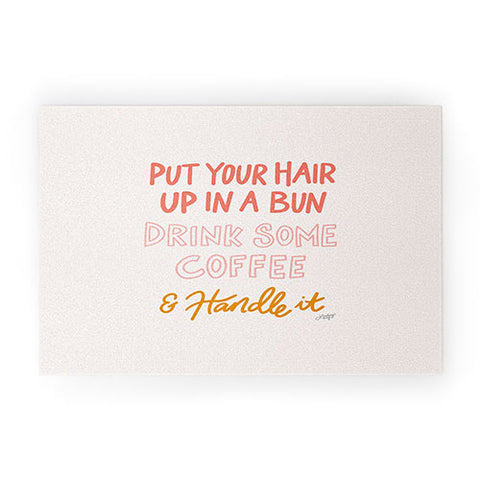 Lindsey Kay Collective Put Your Hair Up Welcome Mat