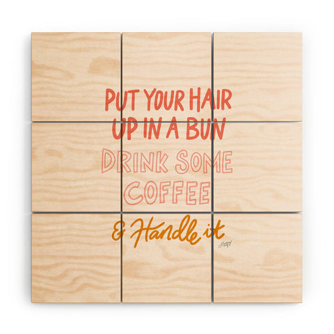Lindsey Kay Collective Put Your Hair Up Wood Wall Mural