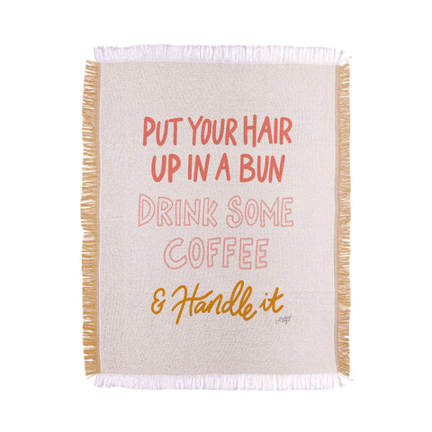 Lindsey Kay Collective Put Your Hair Up Throw Blanket