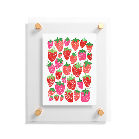 Lindsey Kay Collective Strawberries Lindsey Kay Floating Acrylic Print