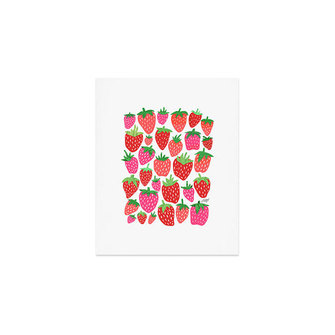 Lindsey Kay Collective Strawberries Lindsey Kay Art Print