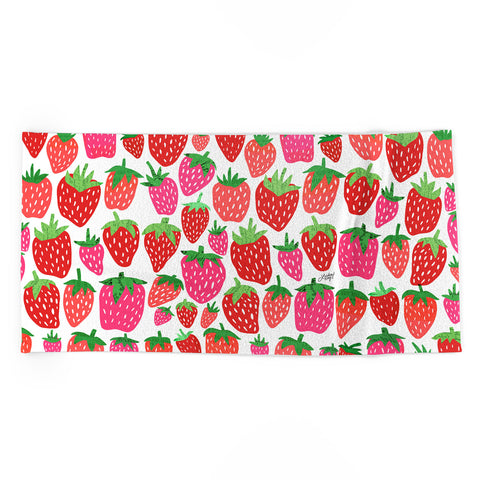Lindsey Kay Collective Strawberries Lindsey Kay Beach Towel