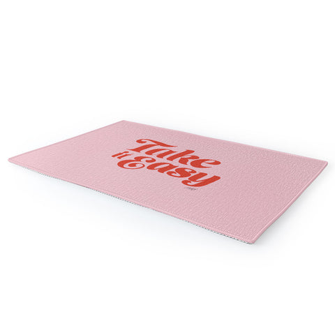 Lindsey Kay Collective Take it Easy Red Pink Area Rug