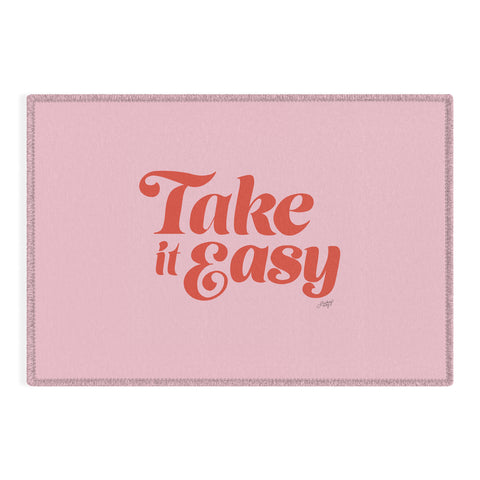 Lindsey Kay Collective Take it Easy Red Pink Outdoor Rug