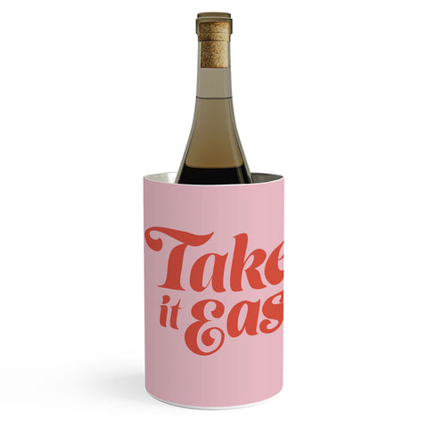 Lindsey Kay Collective Take it Easy Red Pink Wine Chiller