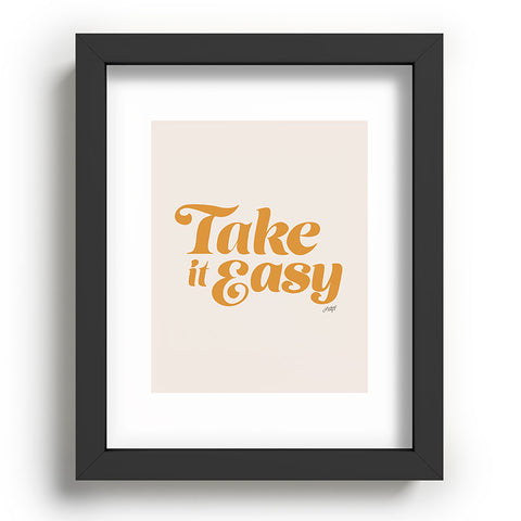 Lindsey Kay Collective Take it Easy Yellow Palette Recessed Framing Rectangle