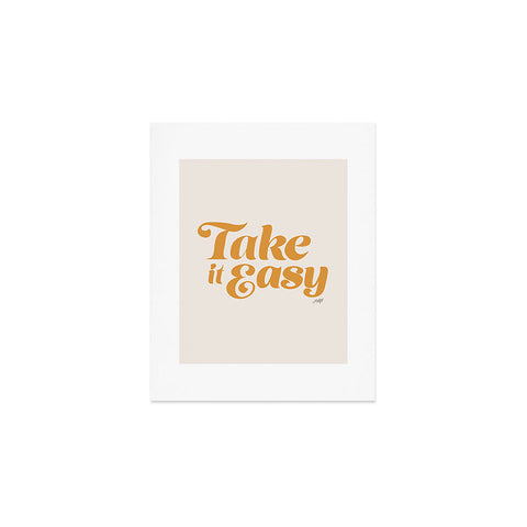Lindsey Kay Collective Take it Easy Yellow Palette Art Print