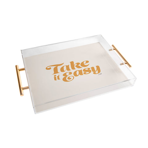 Lindsey Kay Collective Take it Easy Yellow Palette Acrylic Tray