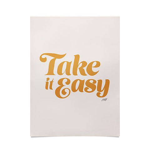 Lindsey Kay Collective Take it Easy Yellow Palette Poster