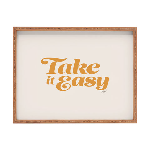 Lindsey Kay Collective Take it Easy Yellow Palette Rectangular Tray