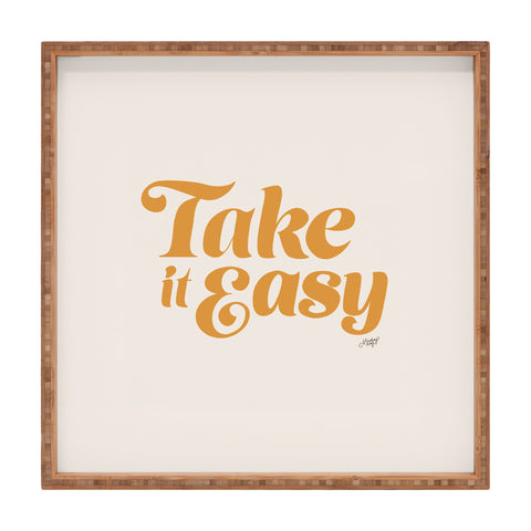 Lindsey Kay Collective Take it Easy Yellow Palette Square Tray