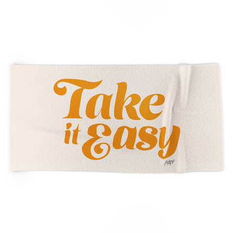 Lindsey Kay Collective Take it Easy Yellow Palette Beach Towel