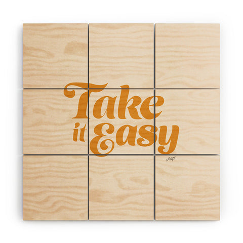 Lindsey Kay Collective Take it Easy Yellow Palette Wood Wall Mural