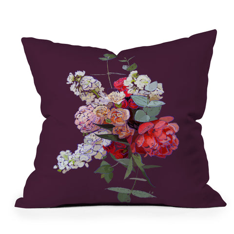 Lisa Angulo Petals 26 Outdoor Throw Pillow