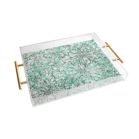 Lisa Argyropoulos Angelica Aqua Acrylic Tray