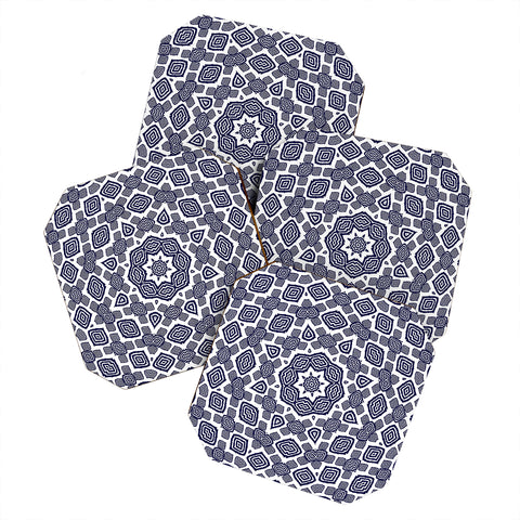 Lisa Argyropoulos Athena Indigo Coaster Set