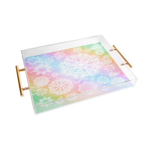 Lisa Argyropoulos Aurora Frost Acrylic Tray