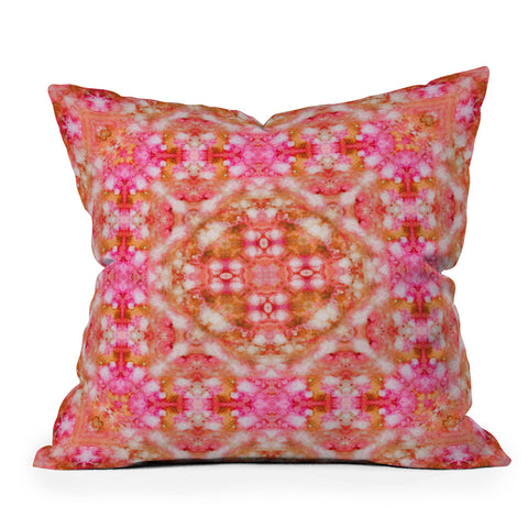 Lisa Argyropoulos Autumn Rapture Kaleido Outdoor Throw Pillow