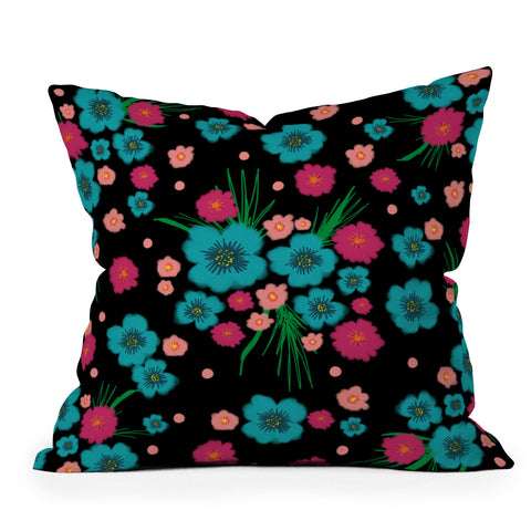 Lisa Argyropoulos Bethany Night Outdoor Throw Pillow