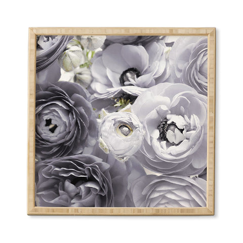 Lisa Argyropoulos Bloom Sweetly Whispered Gray Framed Wall Art