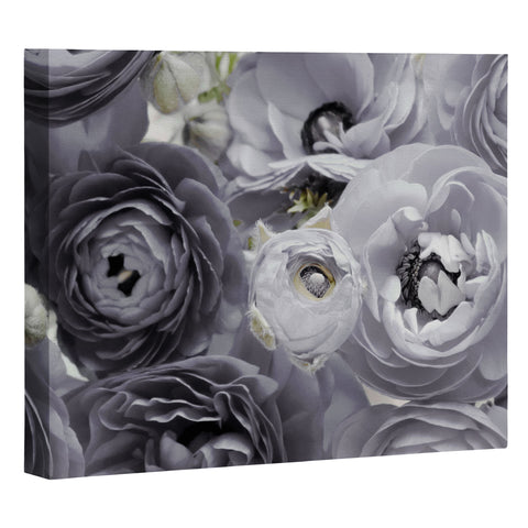 Lisa Argyropoulos Bloom Sweetly Whispered Gray Art Canvas