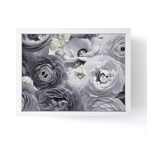 Lisa Argyropoulos Bloom Sweetly Whispered Gray Framed Mini Art Print