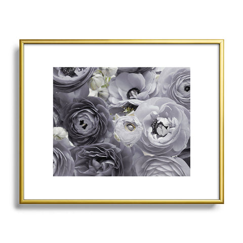 Lisa Argyropoulos Bloom Sweetly Whispered Gray Metal Framed Art Print