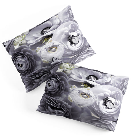 Lisa Argyropoulos Bloom Sweetly Whispered Gray Pillow Shams