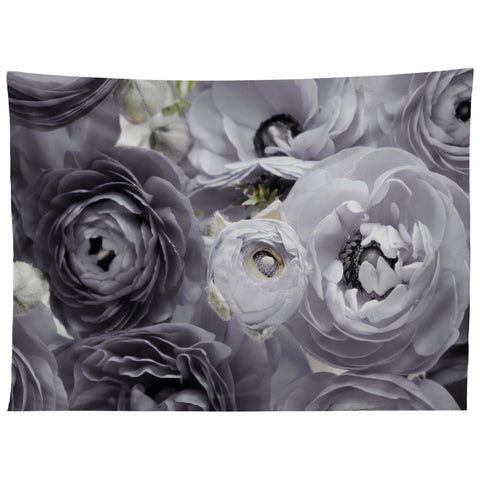 Lisa Argyropoulos Bloom Sweetly Whispered Gray Tapestry