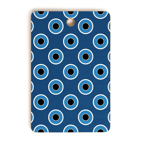 Lisa Argyropoulos Blue Eyes Blue Cutting Board Rectangle