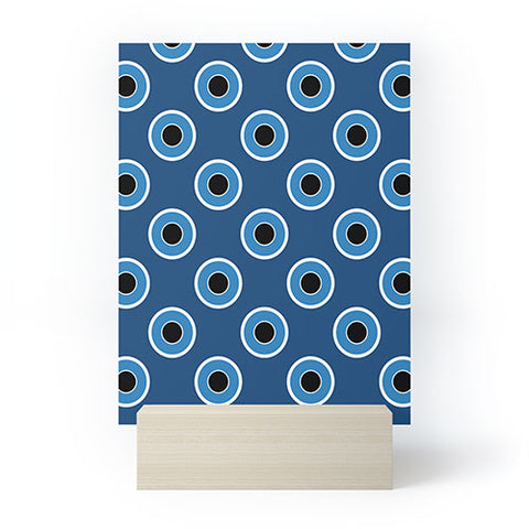Lisa Argyropoulos Blue Eyes Blue Mini Art Print