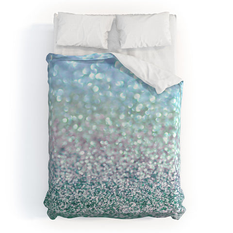 Lisa Argyropoulos Blue Mist Snowfall Duvet Cover